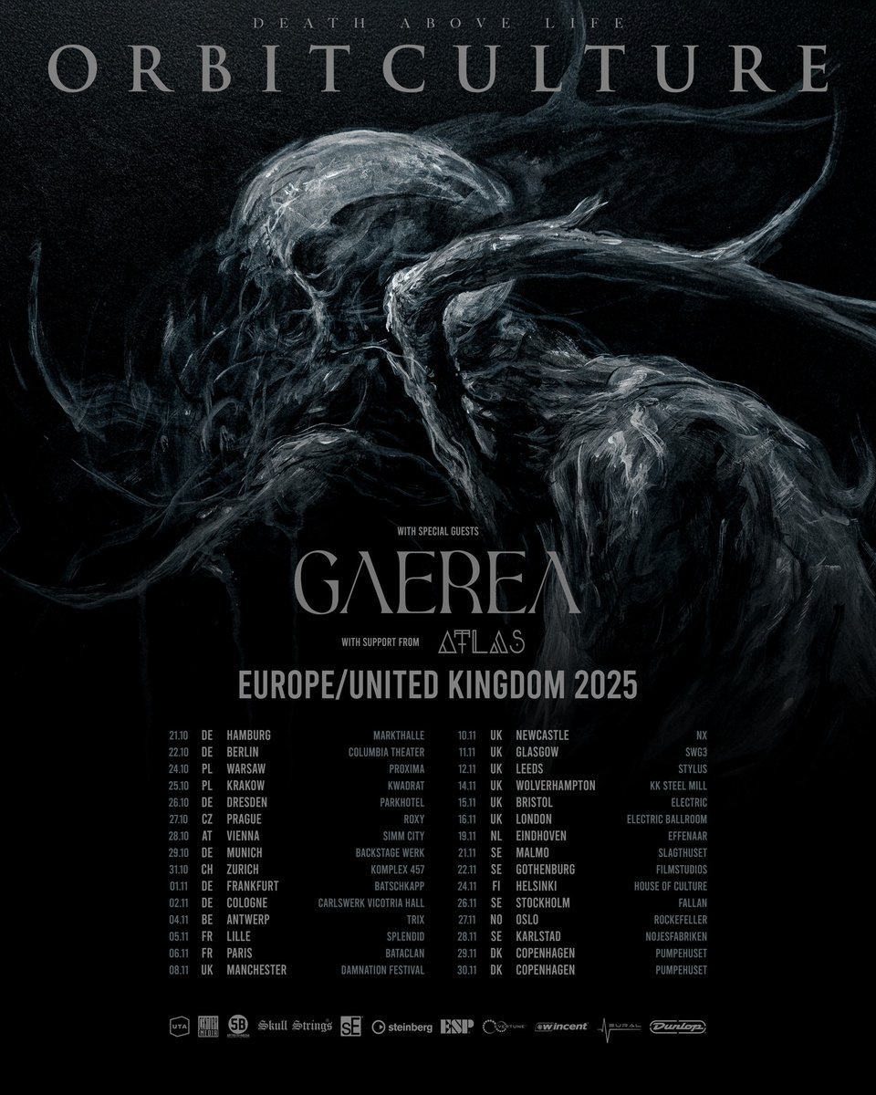 Season of Mist (@seasonofmist) on Twitter photo Gaerea will join forces with Orbit Culture for an extensive EU/UK tour later this year. Joining them will be Atlas as support.
For show info - gaerea.com Gaerea will join forces with Orbit Culture for an extensive EU/UK tour later this year. Joining them will be Atlas as support.
For show info - gaerea.com