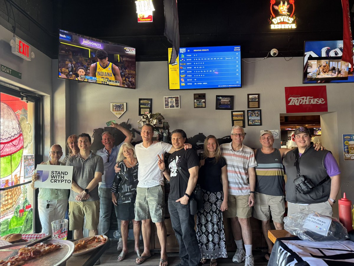 Shelton Beascochea🛡️ (@sheltonbeasco) on Twitter photo 📸 Last week was amazing!
🎬 AI ON-SCREEN (Wed) at Social Hall - AI storytelling with <a href="/AI_Film3/">AIFilm3</a>.
🍻 CRYPTO SOCIAL HOUR (Fri) at Parkview Tap House - Networking, sharing ideas, and building a community.
Join us THIS FRIDAY at 414 Pub Pizza in Mesa!
RSVP: 📸 Last week was amazing!
🎬 AI ON-SCREEN (Wed) at Social Hall - AI storytelling with <a href="/AI_Film3/">AIFilm3</a>.
🍻 CRYPTO SOCIAL HOUR (Fri) at Parkview Tap House - Networking, sharing ideas, and building a community.
Join us THIS FRIDAY at 414 Pub Pizza in Mesa!
RSVP: