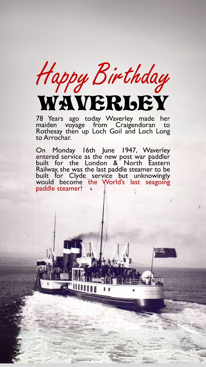 PS_Waverley's tweet image. Happy Birthday Waverley 🚢 🎉