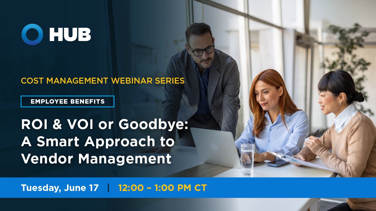 LAST CHANCE
There is an ever-growing number of  solutions claiming to reduce costs and improve outcomes, creating a major challenge for benefits leaders—vendor overload.  Join our expert panel for an insightful discussion on optimizing vendor management. ow.ly/rNR750Wa8jE
