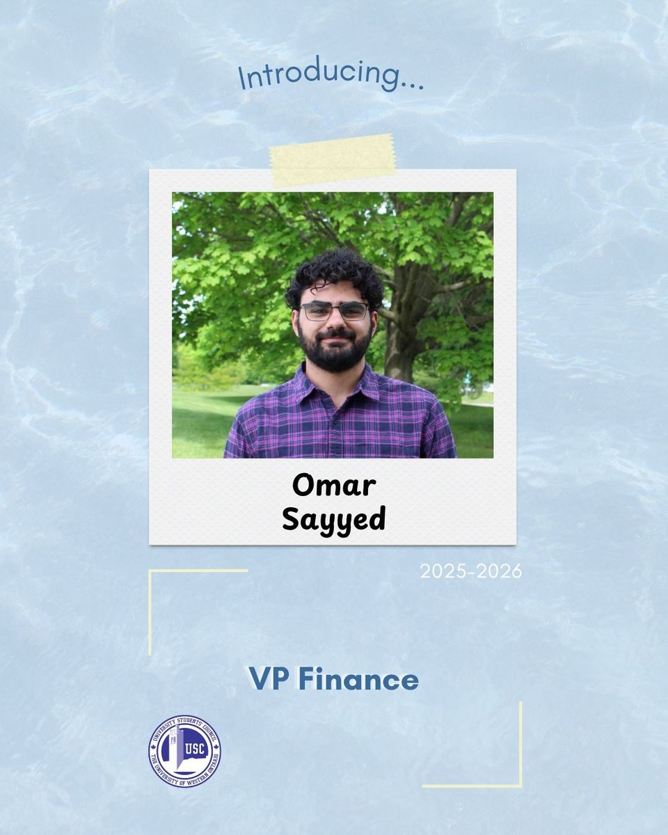 OUSA (@ousahome) on Twitter photo Introducing Omar, VP External Affairs from <a href="/WesternUSC/">Western USC</a> and our new VP Finance! Read his introduction blog and learn why student advocacy is so important to him.
ousa.ca/intro_omar Introducing Omar, VP External Affairs from <a href="/WesternUSC/">Western USC</a> and our new VP Finance! Read his introduction blog and learn why student advocacy is so important to him.
ousa.ca/intro_omar