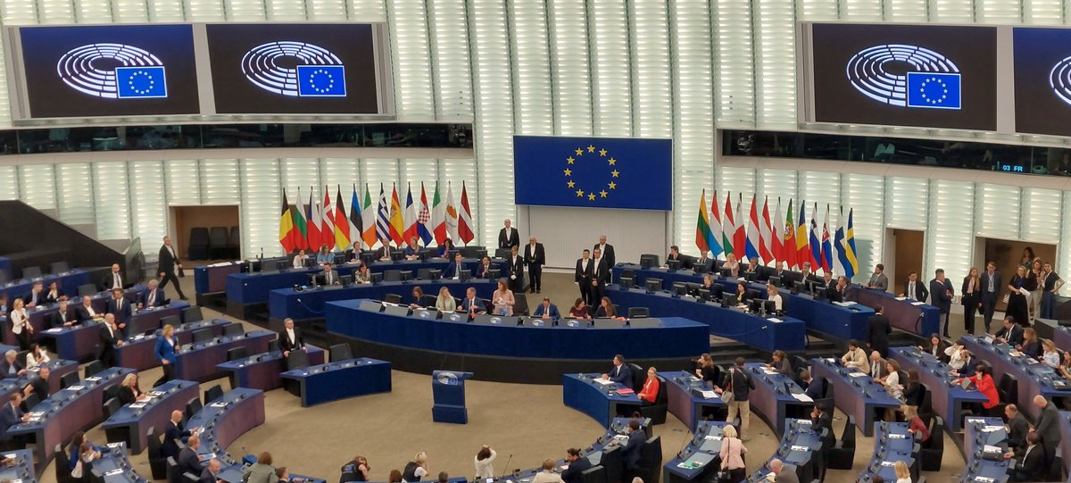 Attending the Plenary session of the European Parliament in Strasbourg