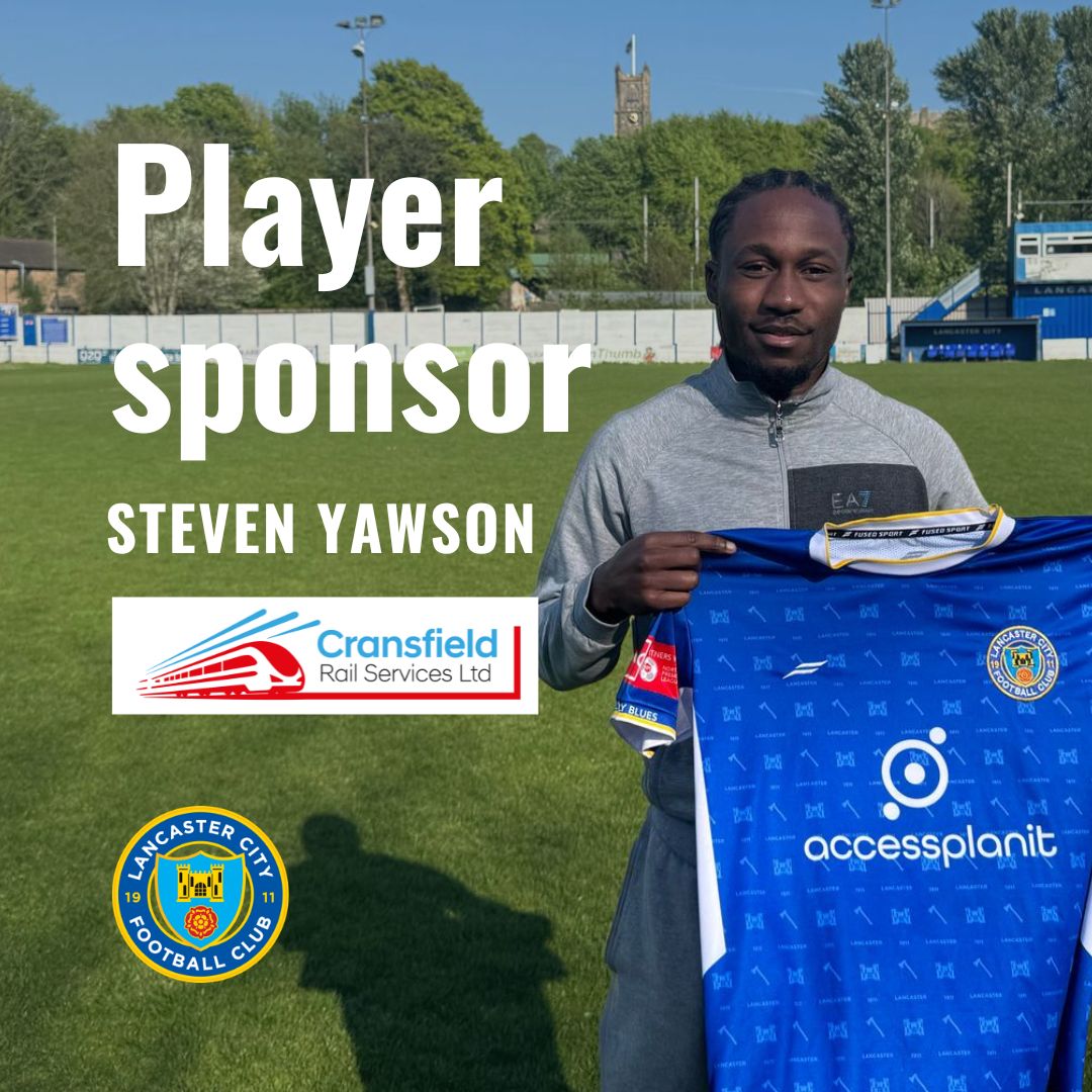 🤝 𝐒𝐭𝐞𝐯𝐞𝐧 𝐘𝐚𝐰𝐬𝐨𝐧 𝐢𝐬 𝐬𝐩𝐨𝐧𝐬𝐨𝐫𝐞𝐝 

Thank you to Cransfield Rail Services Ltd for sponsoring Steven Yawson for the 2025/26 Season  💙 

Your support is much appreciated 👏