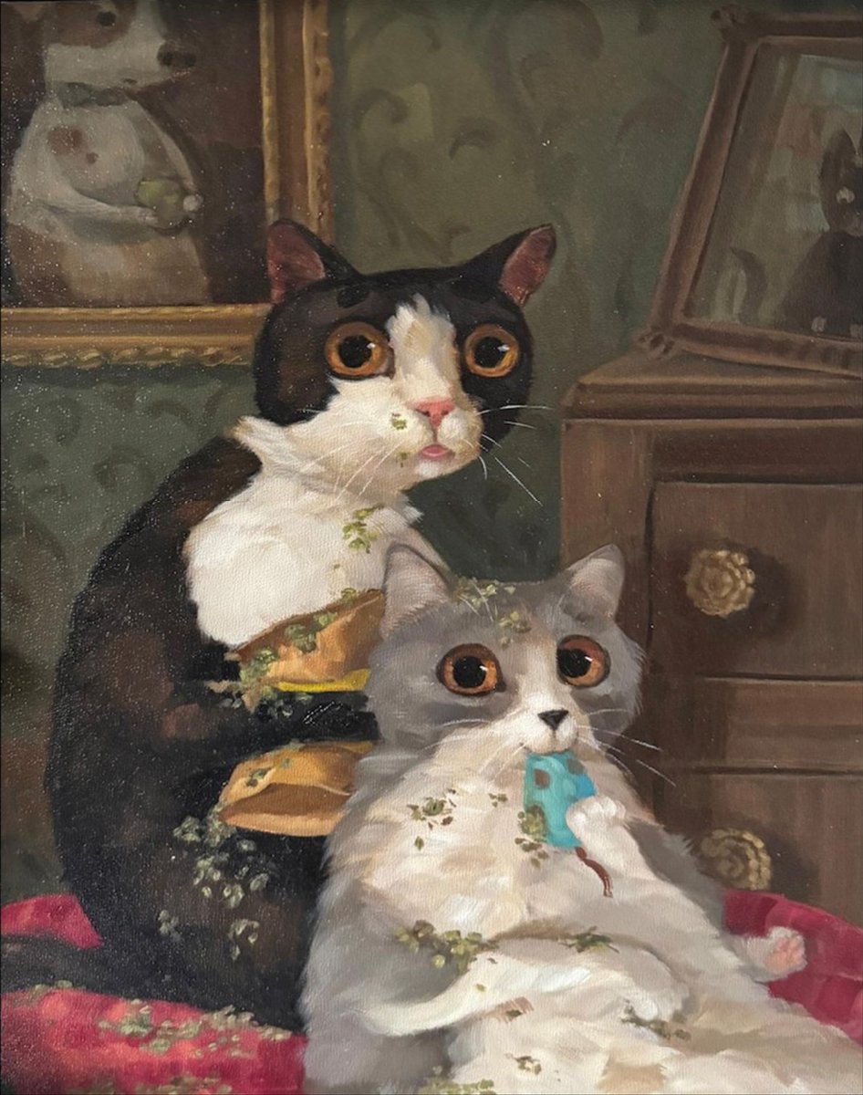 アリソン・フレンド
（Alison Friend、1973-）
『マタタビ中毒』
（Catnip Junkies）