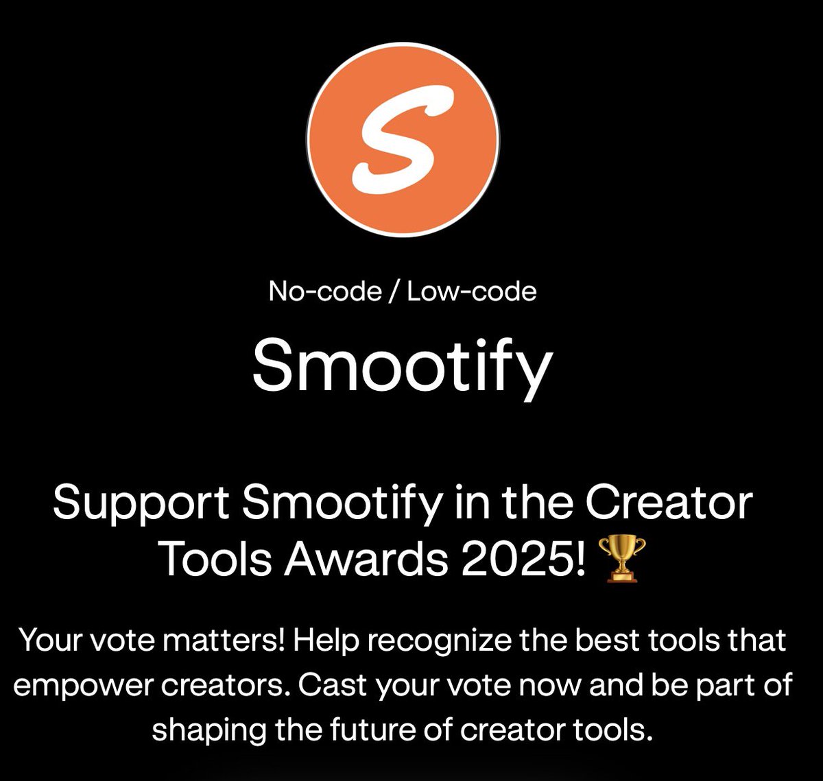 Smootify tweet media