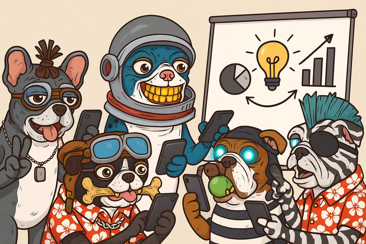 JunkyardDogsNFT's tweet image. GM NFT lovers! Markets are wild, but what are we eyeing up today?