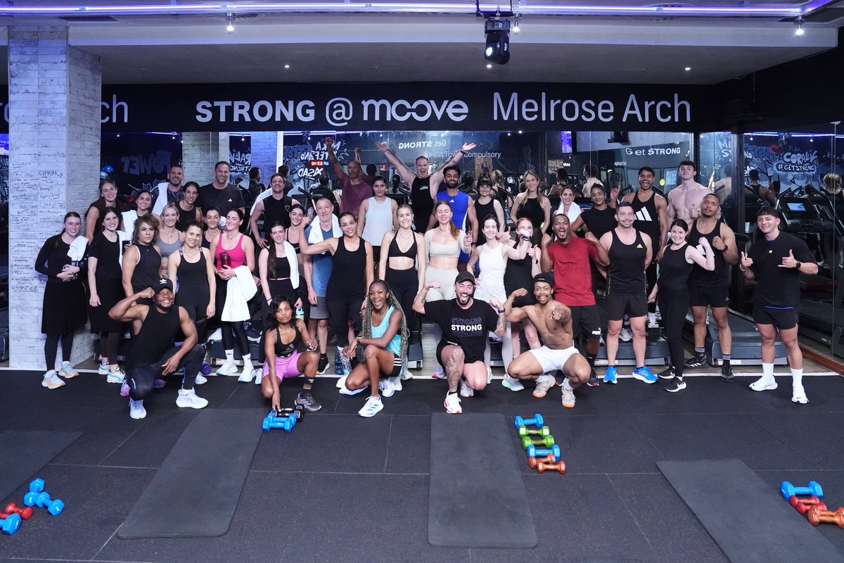 This Youth Day fell on a Monday - and our STRONG class was fully booked. Grateful for the squad that showed up with energy, heart and purpose. It wasn’t just a workout. It was a celebration of resilience and community. #YouthDay #STRONGcommunity #MelroseArch