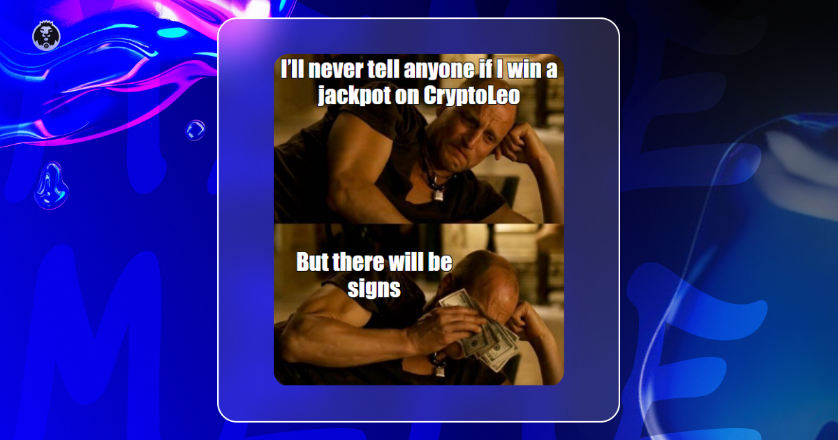 ✨CRYPTOLEO IS YOUR CHANCE. MASSIVE REWARDS AWAIT✨

🤑Spin the slots.
🎁Enter the lotteries.
🏆Join the tournaments.
⚽️Bet on sports.

18+🔞

#casinomeme #casinofun