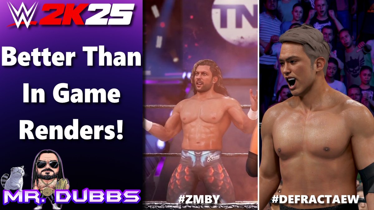 MrDubbs86's tweet photo. #WWE2K25 | Kenny Omega, Kazuchika Okada | Community Spotlight
https://t.co/N8ZFPqcvV5
The best #KennyOmega & #KazuchikaOkada I've found on #CommunityCreations. Made by #ZMBY and @Defract. Go check them out now!
#AEWAllInTexas #AEW #AEWUnifiedChampion #RainMaker #BestBoutMachine https://t.co/M5cT57QqHi