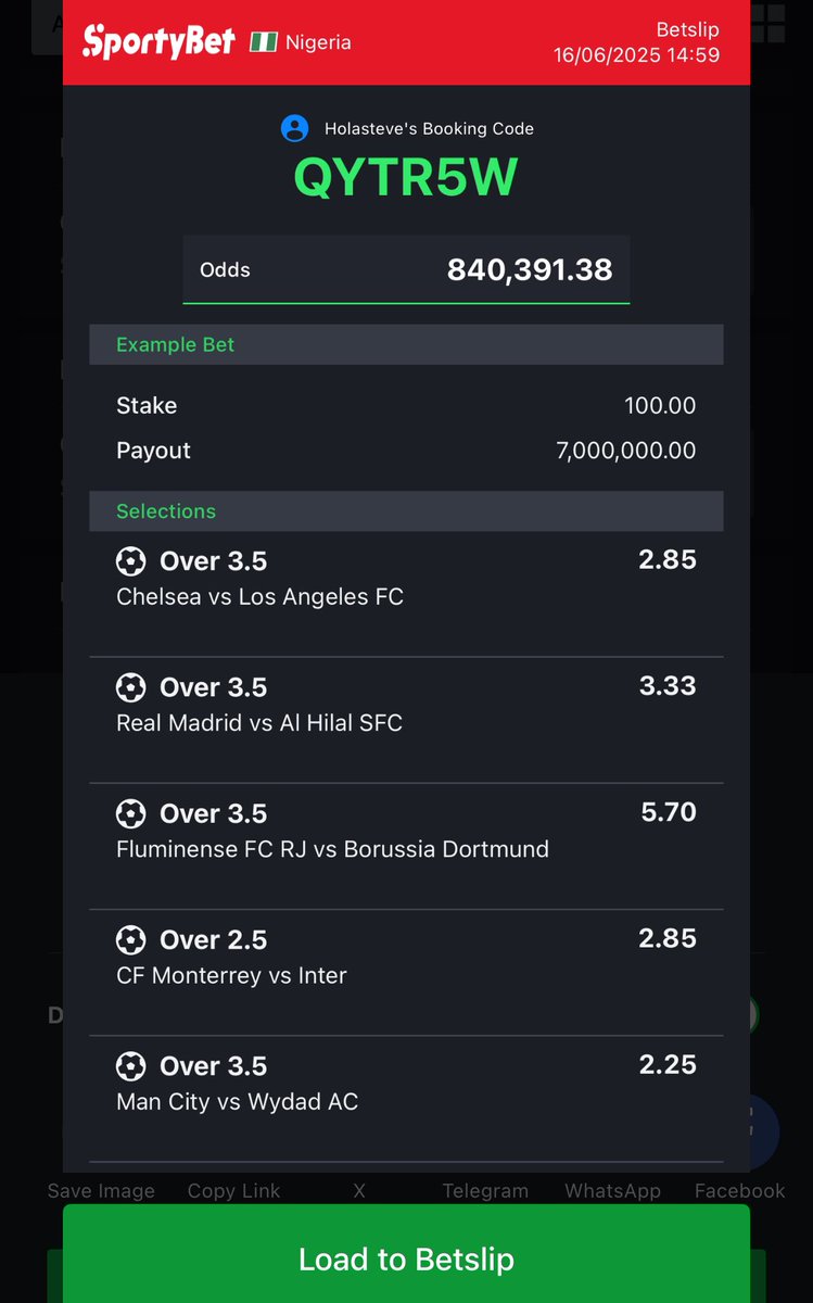 HolaSteve4's tweet photo. #Sportybet 16th - 23rd

#14 to win #125M

🫴5,979,959 odds

#14games 🙏

Edit👇

🫴840,391 odds
 🫴147,437 odds
 🫴4,459 odds
JE1QCM 🫴134 odds

@bello_adefunke @ConvertOdds @iamBigChops @Davidbanksz @MOE__BOY @Ekitipikin @enokay69 @BettKMax @feranmi_flash1 @Fay254_ @_GLOWREE_ https://t.co/i9Pu3cxmgU