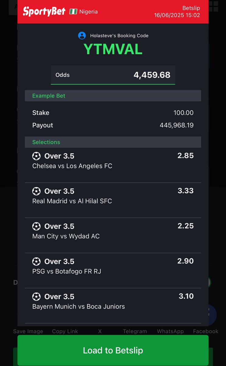 HolaSteve4's tweet photo. #Sportybet 16th - 23rd

#14 to win #125M

🫴5,979,959 odds

#14games 🙏

Edit👇

🫴840,391 odds
 🫴147,437 odds
 🫴4,459 odds
JE1QCM 🫴134 odds

@bello_adefunke @ConvertOdds @iamBigChops @Davidbanksz @MOE__BOY @Ekitipikin @enokay69 @BettKMax @feranmi_flash1 @Fay254_ @_GLOWREE_ https://t.co/i9Pu3cxmgU