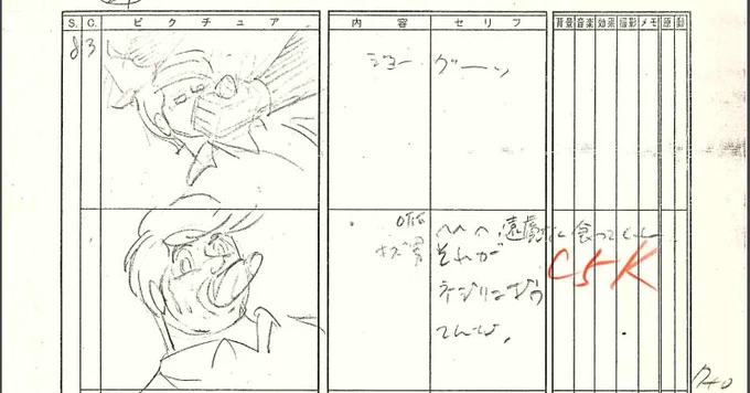 さぁ～て、今週末放送の『#あしたのジョー』は～?
テレ玉18時半～6話!
絵コンテ斉藤博氏&作画荒木伸吾氏のジャガードコンビによる大迫力のパラシュート部隊&ネジリンボウ!・・・んがくくっ! 