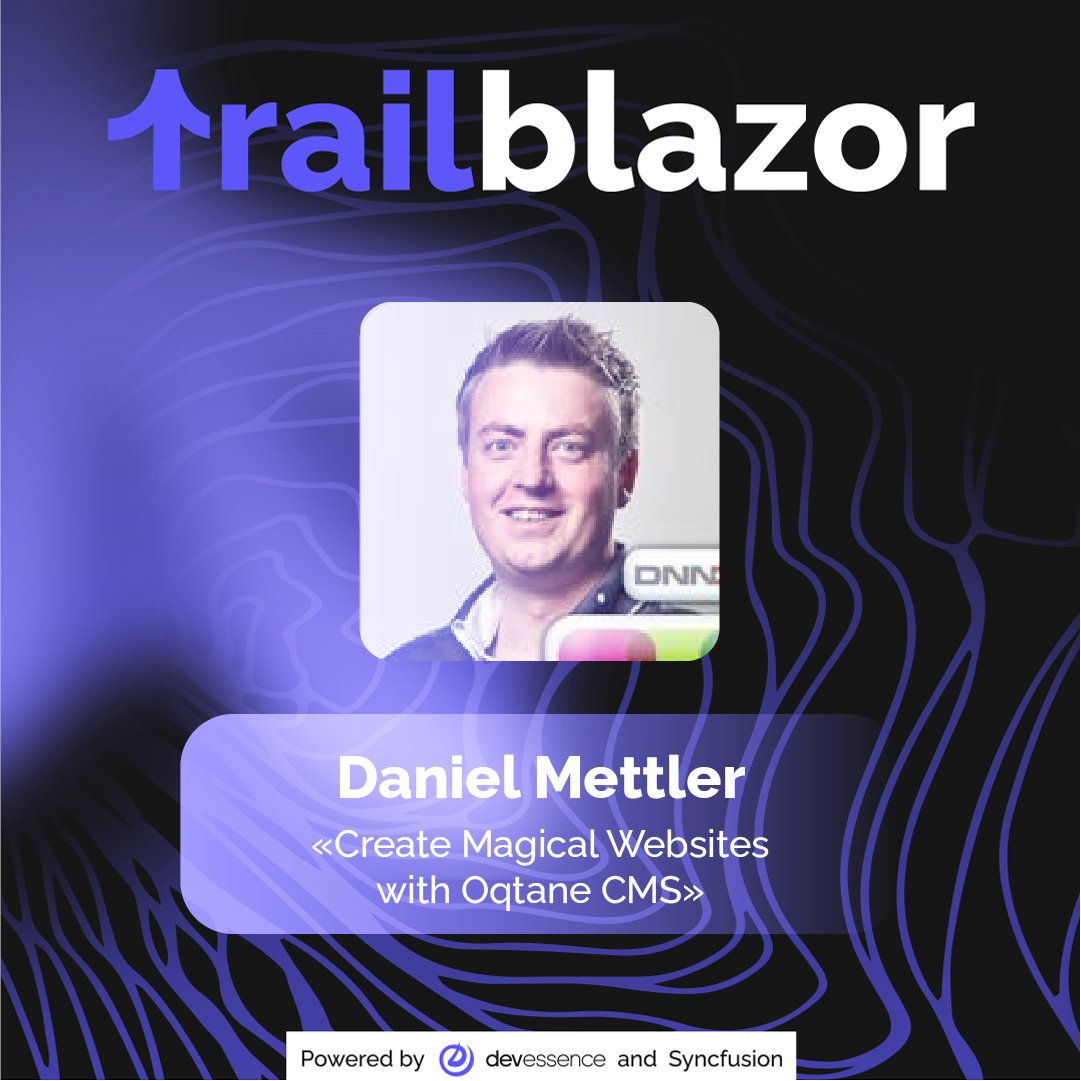 TrailBlazor Conference (@trail_blazor) on Twitter photo ✨ Ready to level up your web projects?
Join <a href="/DanielMettler/">Daniel Mettler</a> at #TrailBlazor2025 for:
🎤 Create Magical Websites with Oqtane CMS
📅 June 26 | 💻 Free & virtual
Schedule and registration trailblazor.net ✨ Ready to level up your web projects?
Join <a href="/DanielMettler/">Daniel Mettler</a> at #TrailBlazor2025 for:
🎤 Create Magical Websites with Oqtane CMS
📅 June 26 | 💻 Free & virtual
Schedule and registration trailblazor.net