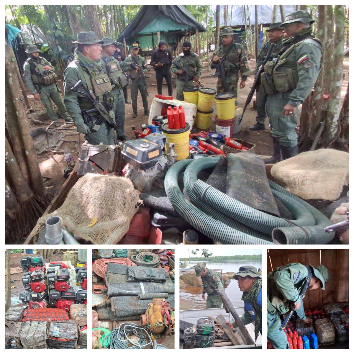 CEOFANBVE's tweet photo. 1🔁 RT || GJ. @dhernandezlarez: En el marco de la Orden de Operación Neblina 2025, Orden Fragmentaria OF 08-25 Caridad, en el estado Amazonas, las #URRAS de Combate Amazonas, el día 141630JUN25, https://t.co/SwPh8btWYB