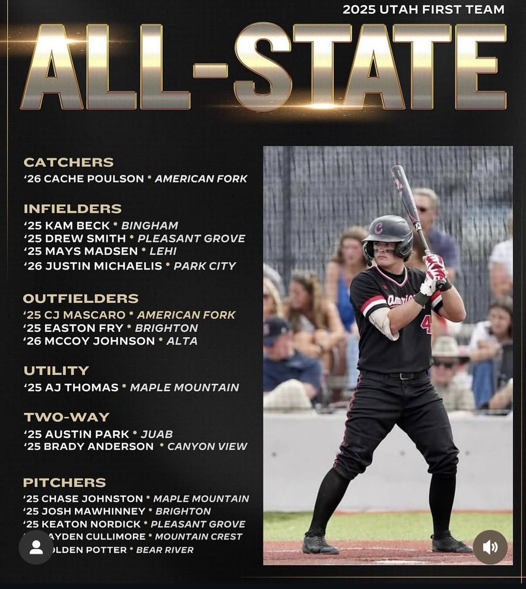 Brady Anderson (@bradyander2025) on Twitter photo I am honored to be selected to the Prep Baseball First Team Allstate. Thank you <a href="/PrepBaseballUT/">Prep Baseball Utah</a> and all those who helped me along the way. Couldn’t do this without a great <a href="/baseball_cview/">Canyon View Baseball</a> team backing me up.
Back to work. I am honored to be selected to the Prep Baseball First Team Allstate. Thank you <a href="/PrepBaseballUT/">Prep Baseball Utah</a> and all those who helped me along the way. Couldn’t do this without a great <a href="/baseball_cview/">Canyon View Baseball</a> team backing me up.
Back to work.