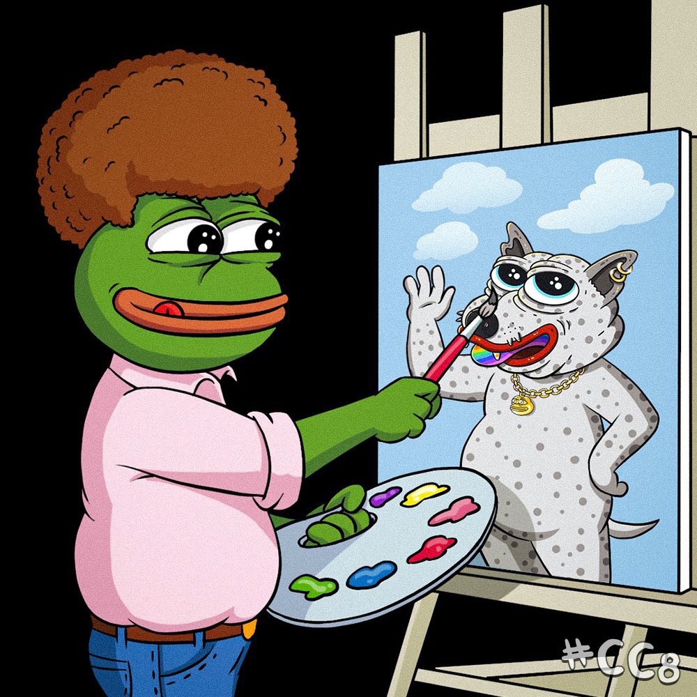 peepshadow's tweet photo. @sBMO__ $ZEUS @ #CC8 is as legit as a memecoin/BRAND gets 🐸🐶🌈 https://t.co/EbWkSUZzdh