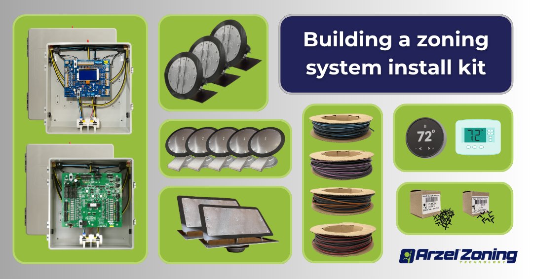 Arzel_Zoning's tweet image. When you're building a zoning system install kit, every application is different. You'll need to pick the best:

🛠️ zoning control panel
🛠️ damper sizes/types
🛠️ thermostats
🛠️ other components

Make it easy: hubs.la/Q03qRXY40

#hvacinstallation #hvaczoning #hvaccomponents