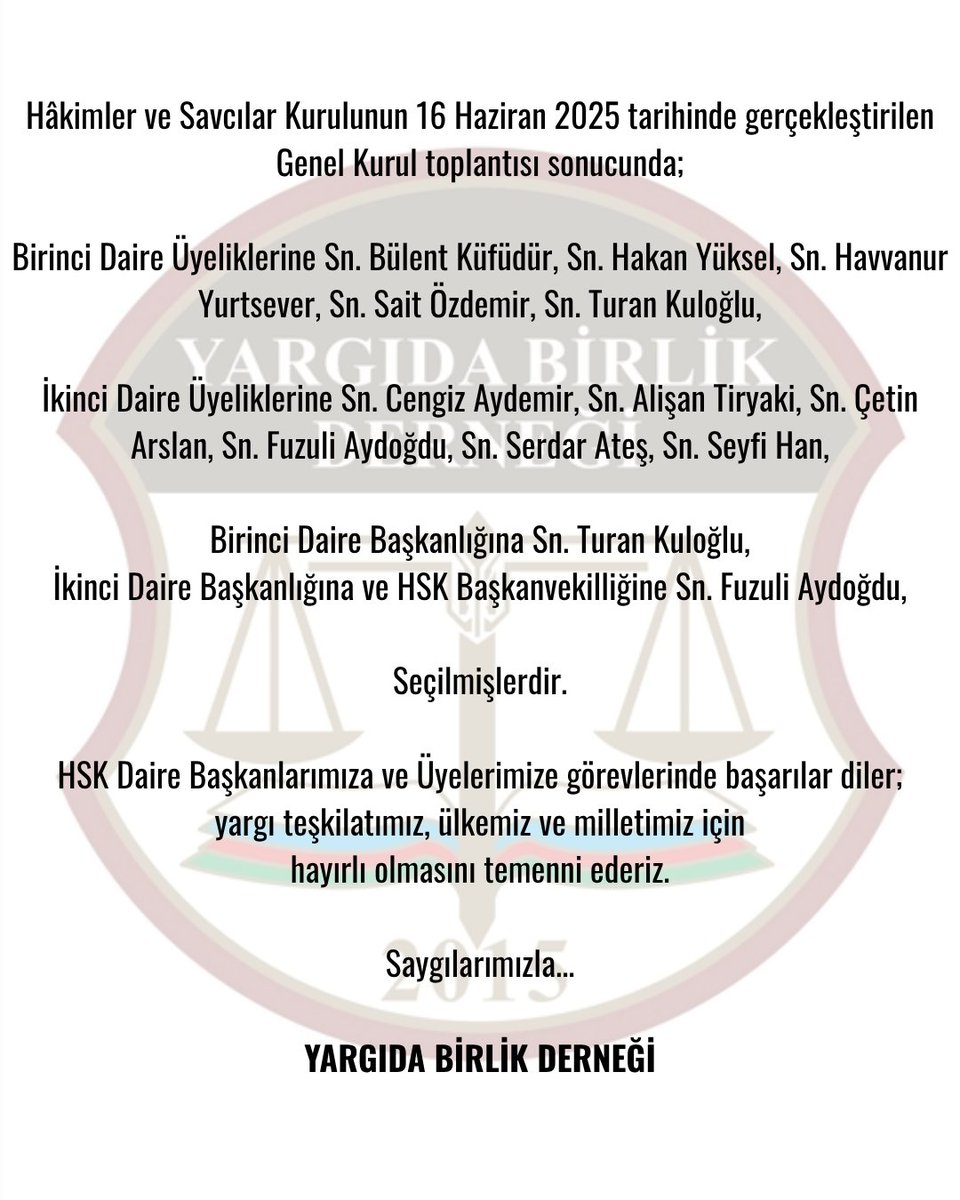 Yargıda Birlik (@yargidabirlik) on Twitter photo 