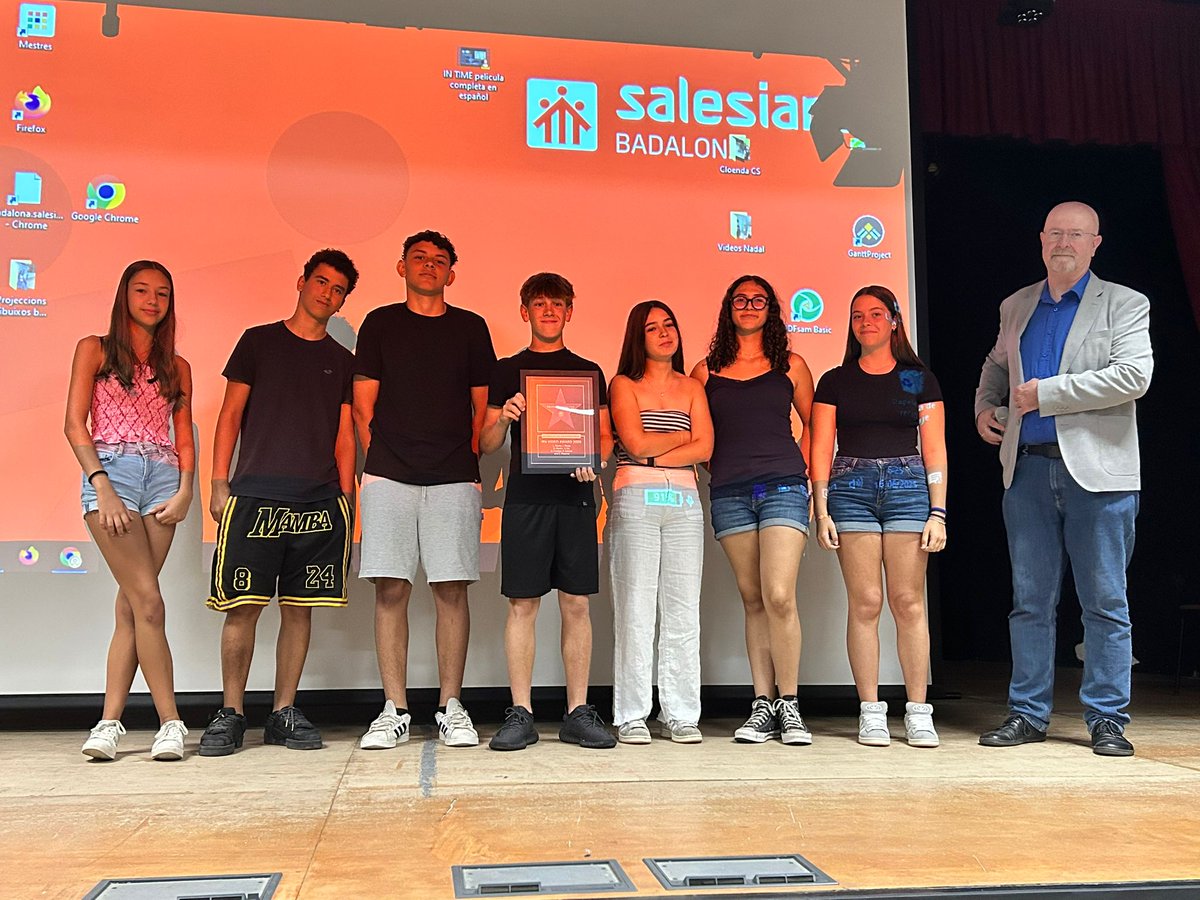 salesiansBDN's tweet image. 🇬🇧 We did it again!!! 
We are proud to be the winners of  the IPA Productions Video Contest 24-25! 🏆 🏅 @ipaproductions_
Congratulations to the entire team -Carla, Airon, Josep, Alejandro, Lucía, Laia and Georgina- you crashed it!!! 🤩

#WeAreTheFuture❎❤️🌍