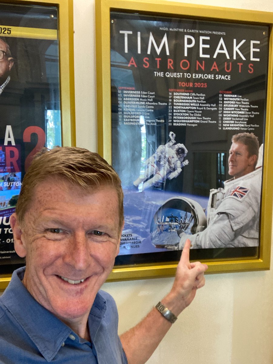 astro_timpeake's tweet image. Really looking forward to getting back on the road again with ‘Astronauts The Quest to Explore Space’. I think my favourite part is the Q&amp;amp;A ❓🚀 🧻
Thanks to everyone who came to see it last Autumn. Here’s just some of your great reviews.  

💫”Didn’t think you could top your…