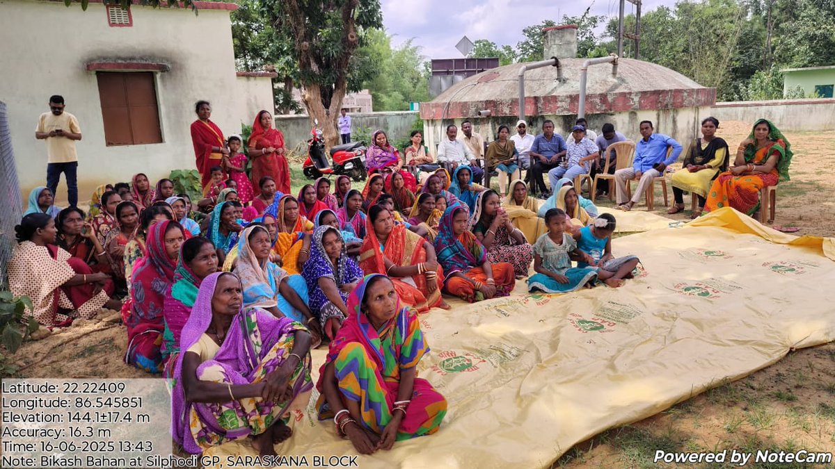 BDOSaraskana's tweet photo. Bikash Vahaan Yatra Programme at Silphodi GP of Saraskana Block. on dt.16.06.25.
@CMO_Odisha
@IPR_Odisha
@PRDeptOdisha
@ZP_Mayurbhanj
#bikashbahanyatra #oneyearofmohanmajhi ​#BarshaEkUpalabdhiAnek #oneyearofsushasan #lokankasarkar #Odisha #bikashitaodishabikashitabharat https://t.co/2JSs048sCB
