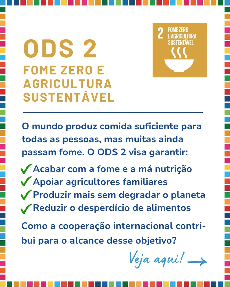🌍 Fome Zero é possível? 🌱

O mundo produz comida suficiente para todos, mas 735 milhões ainda passam fome. Nesse carrossel, você descobre:
→ Como o ODS 2 quer acabar com essa contradição
→ Os maiores desafios globais na segurança alimentar