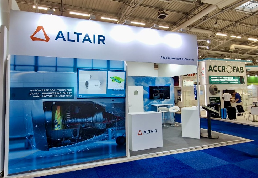 Another warm build at the #ParisAirShow last week, a show that always seems to throw up a few challenges! Great result though (with a little help from AV superstars <a href="/pressredrentals/">Press Red Rentals | AV & LED Screen Hire | Telford</a>). Can't wait to rebuild at #DSEi2025 in a few months time #standbuilders #boothdesign #tradeshow