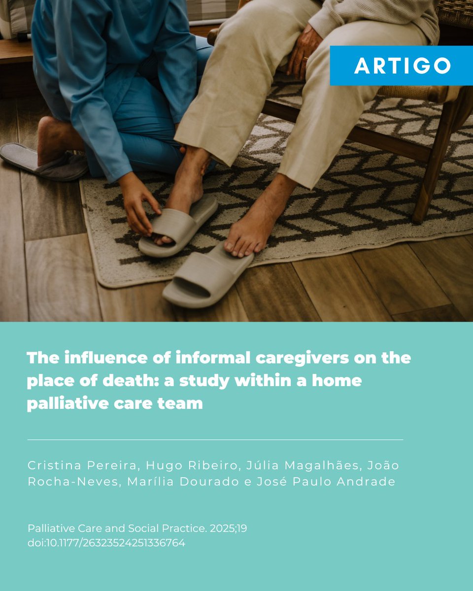 CIMAGOFMUC's tweet photo. ARTIGO | "The influence of informal caregivers on the place of death: a study within a home palliative care team", um artigo publicado pela equipa dos nossos investigadoris Hugo Ribeiro e Marília Dourado.

Artigo disponível em: https://t.co/23EhRKBbP3

#CIMAGO #icbrfmuc #befmuc https://t.co/yGAJS5urp9