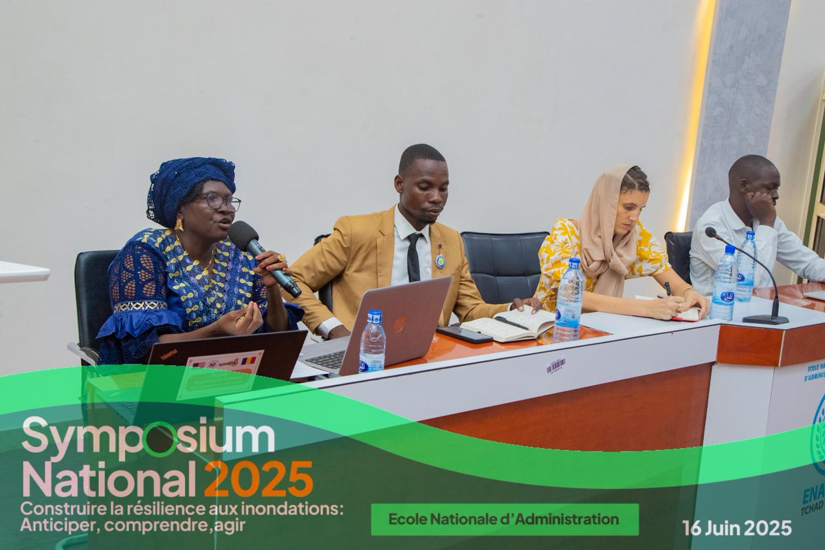 medevorg's tweet photo. 📸 Retour en images du Panel 3 – S’auto-organiser pour s’adapter

Le #SymposiumTchad2025 a mis en avant la force des communautés dans la gestion des inondations 🌊

#Tchad #Résilience #Climat #Inondations #SociétéCivile https://t.co/s3lIwwDycb