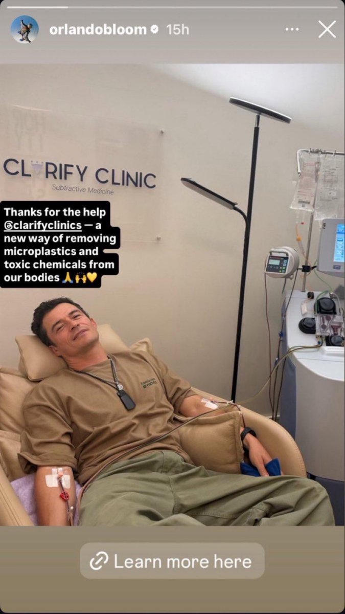 Orlando Bloom risking IV line infections and spending thousands of dollars on uselessly treatments

More money than sense