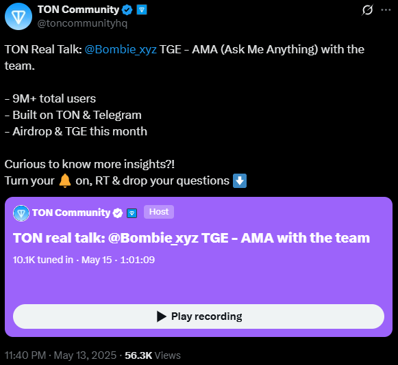 Pocky_io's tweet photo. A Quick Guide: Is the @Bombie_xyz ($BOMB) TGE Worth Participating In?

Participation Index: ★★★☆☆ (3/5) 
Price Prediction: $0.01 - $0.015 (Corresponding to a $100M - $150M Fully Diluted Valuation) 
OR $0.008 (Corresponding to an $80M FDV based on the @kucoincom Spotlight price).

This month, TGEs have generally performed better than airdrops. Personally, I was tempted to give it 4 stars, but let's start the analysis as usual.
Bullish:
1. Top-Tier Game Studio:
The development team is the renowned Pluto Studio, which created the GameFi blockbuster @Catizenai, boasting over 37 million users and $26 million in revenue. This means the team has proven experience in user growth, monetization, and ecosystem building, which is the biggest fundamental support for @Bombie_xyz.

2. Incredible Money Printer:
As the second title in the series, Bombie has already amassed over 12 million users and generated more than $20 million in revenue. Especially in the notoriously difficult Japanese market, $804 ARPPU is quite remarkable.

3. Strong Exchange and Ecosystem Support:
As the first project on the relaunched @kucoincom Spotlight, it has gained significant market exposure and credibility. Confirmed listings include @kucoincom, @Bybit_Official, and @bitgetglobal. MEXC and Bybit have also enabled pre-staking for it. Simultaneously, it has official support from the @ton_blockchain and @KaiaChain public chain foundations.
Bearish:
1. Trust Issue:
The project has repeatedly changed their TGE deadlines. Even after the official @TON_blockchain account announced that TGE will held in May, they still delayed it. 
Not just the delays, no apologize from the team and their attitude is quite terrible. 
And I have to say, although the team is great at making games, they know absolutely nothing about protect token price. $Cati has fallen over 90% from last year's high.
2. Massive Potential Sell Pressure:
A staggering 70% of the tokens will be used for a community airdrop, which means huge sell pressure at launch. 
How do they plan to handle it? Besides regular staking system, the team made a sequel where you can use this token to play the next game. 
Dude, I'm here to make money, you really expect me to keep playing your dumb game?