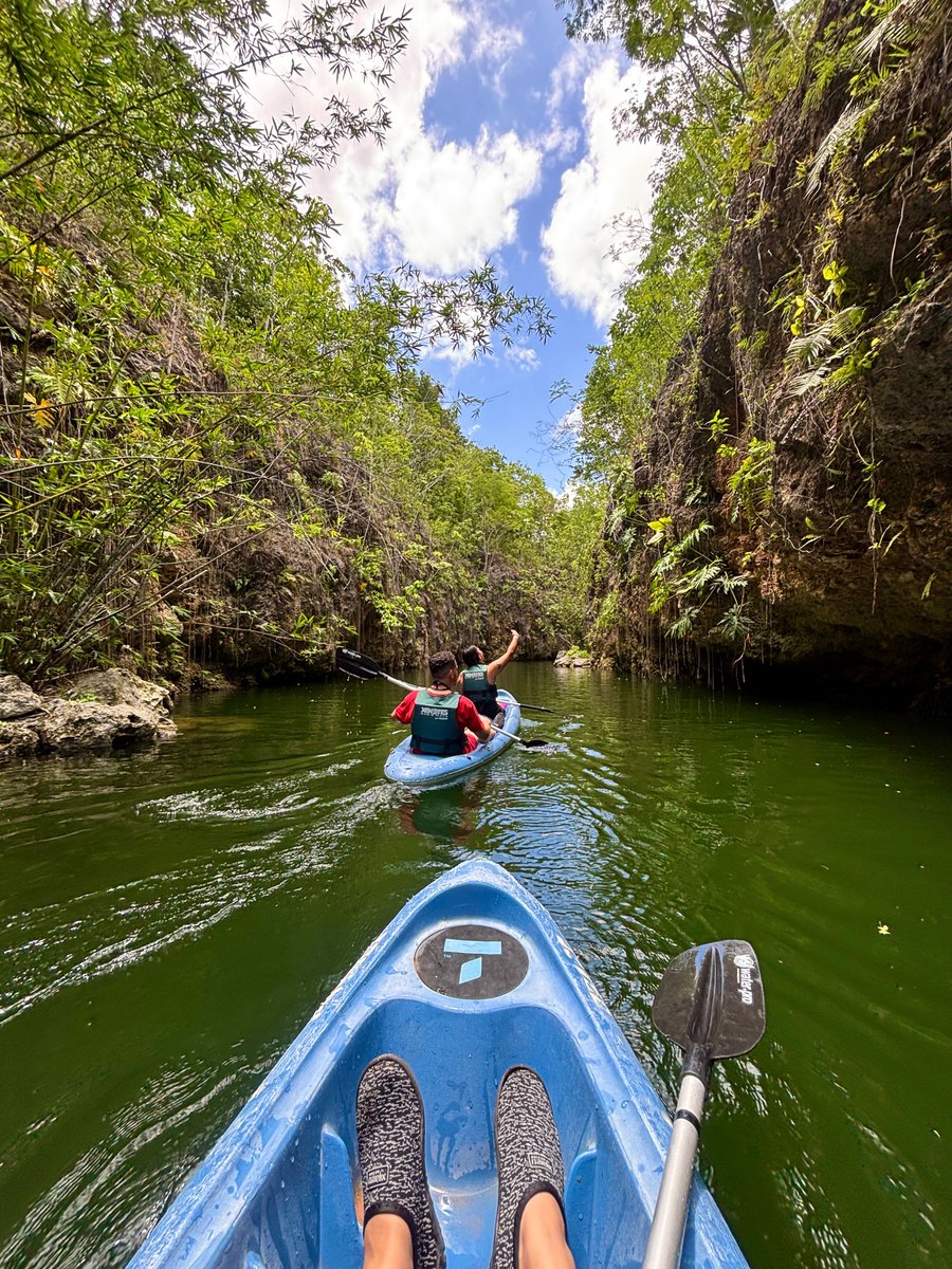Time to pick your kayaking buddy! 🚣‍♂️ Kayaking is one of our activities here.