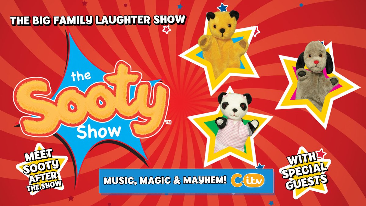 Izzy wizzy - let’s get busy 🪄

Everyone's favourite little yellow bear is returning to Warrington.

THE SOOTY SHOW will be raising the curtain at Parr Hall on 15 Feb 2026 crammed with another big helping of magic, mischief and mayhem 💥

parrhall.culturewarrington.org/whats-on/the-s…