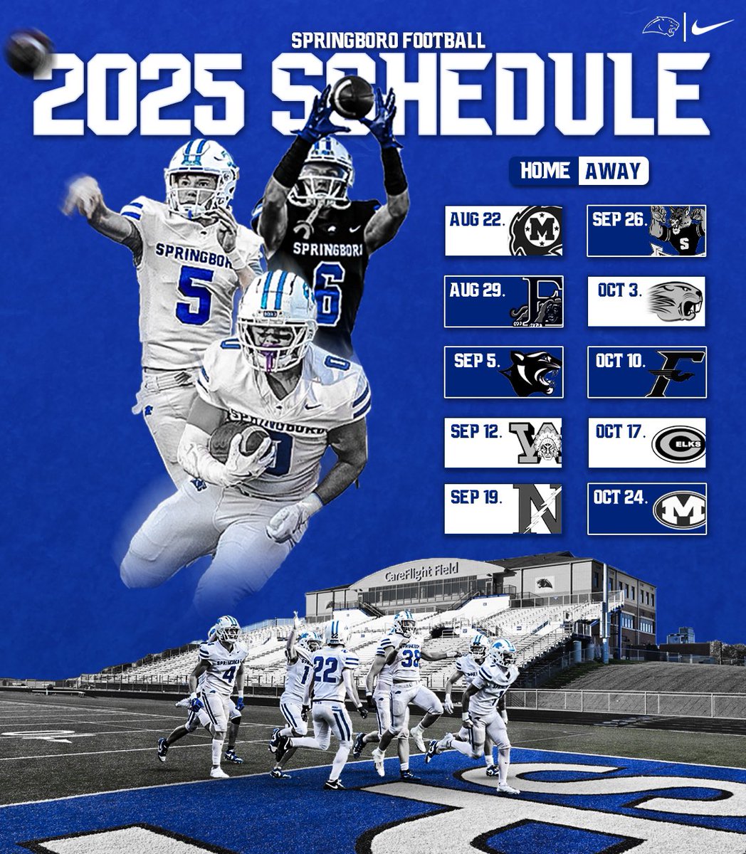 Our official schedule for the 2025 season!
#borofb