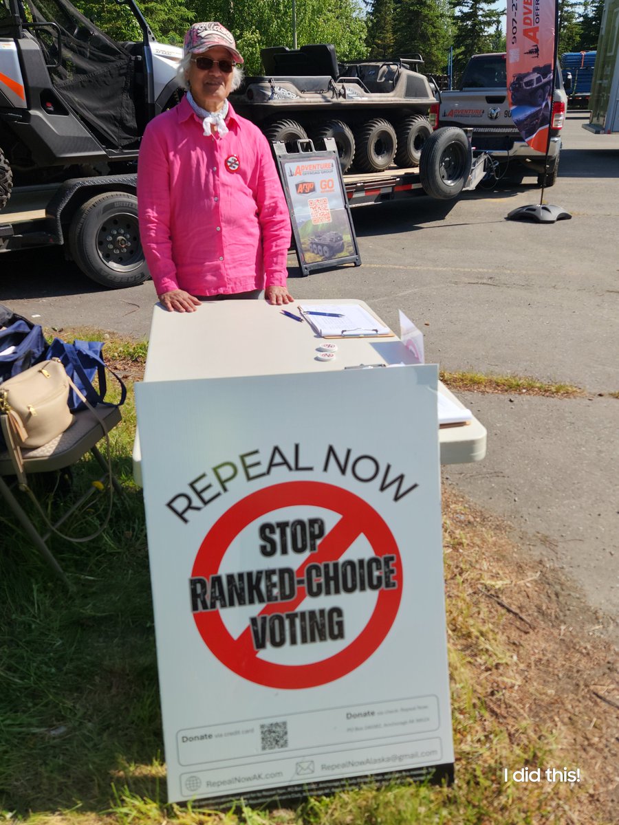 repealnowak's tweet photo. 👏Our volunteers were very busy collecting signatures all weekend! Let's go! #RepealRankedChoiceVoting https://t.co/AqW58E7PvN