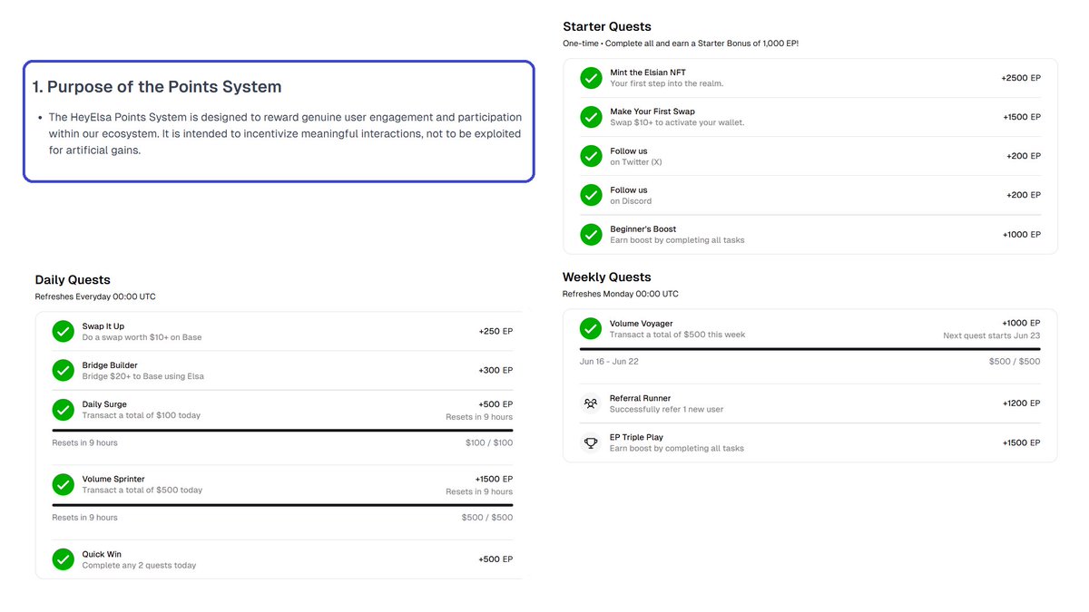 เพิ่ม Tx บนเชน base และเก็บแต้มไปกับ น้อง Elsa AI

น้องเป็น AI ที่คุยเรื่องคริปโต และช่วยทำธุรกรรมง่ายๆ คือ swap &amp; bridge ได้ พูดได้ทั้งไทย อังกฤษ เหมาะกับมือใหม่ หรือคนอยากลองของใหม่ พร้อมลุ้นแอร์ดรอพไปในตัว ดังนั้น ถ้าเราจะสะสม Tx บนเชนอยู่แล้ว ทำไม ไม่ใช้ ELSA เพิ่มโอกาสรับ