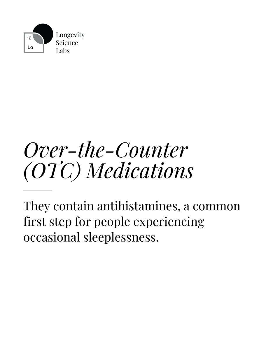 LOSciencelabs's tweet photo. Struggling with sleep? Many turn to OTC medications or melatonin supplements for relief. While these can offer temporary aid, understanding their use and potential side effects is key. 
#LMSL #LifeManagementScienceLabs #LongevityLab #Longevity #Practices #WellBeing #SleepAids https://t.co/24k8DYaaxa