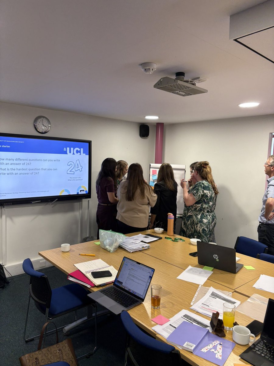 NPQLPM -Spring ‘25 cohort. Action shot considering which questions promote rich mathematical talk in learners V which have bigger numbers. Is there space in our lessons currently for this, do we give teachers permission? <a href="/BBOMathsHub/">BBO Maths Hub</a> <a href="/TSHBerkshire/">Teaching School Hub (TSH) Berkshire</a>