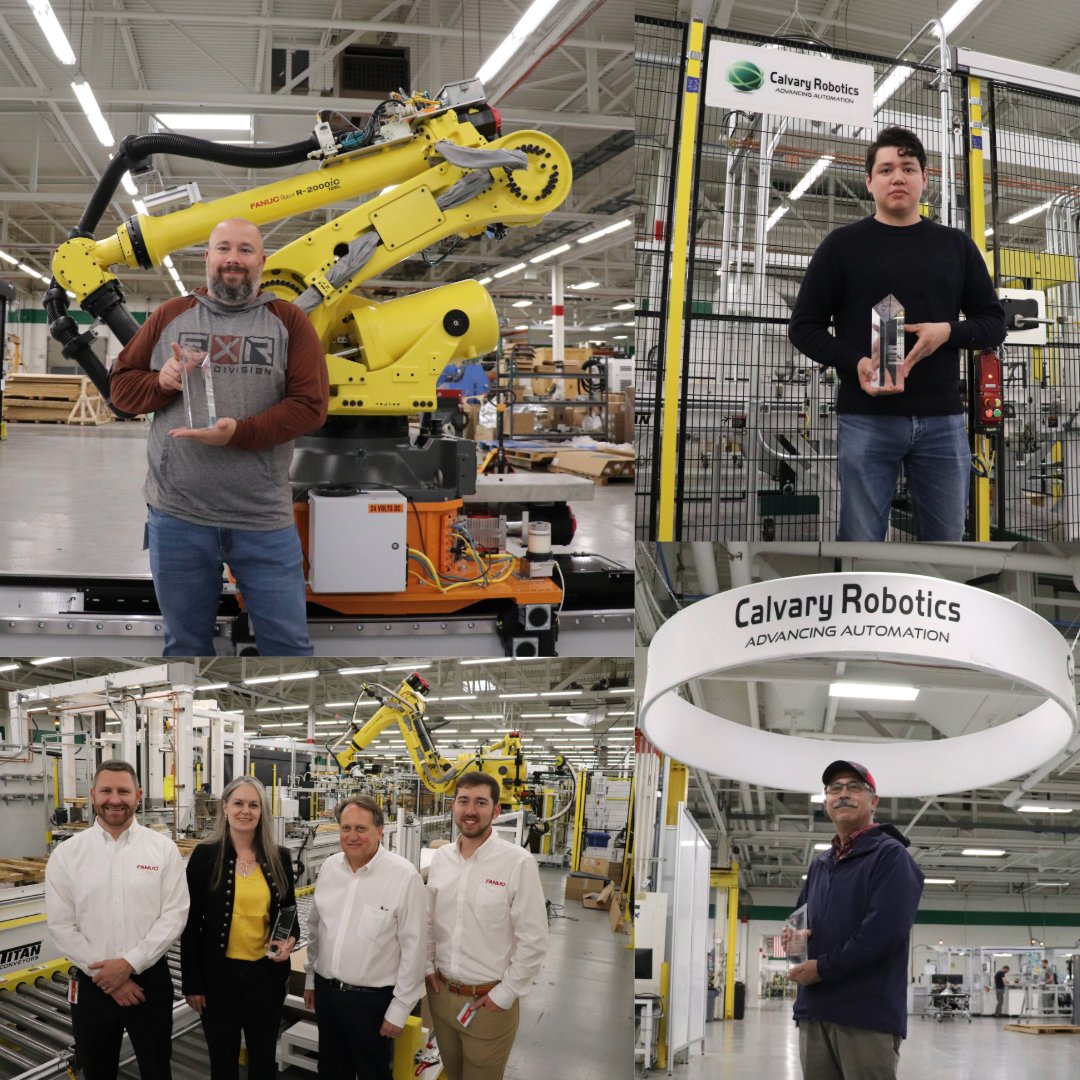 Calvary Robotics (@calvaryrobotics) on Twitter photo This past week, we had the opportunity to welcome Lyle Pavia and Nate Dumond of <a href="/FANUCAmerica/">FANUC America</a> Corporation to receive our 2024 Outstanding Sales Growth Award!
#robotics #growth #automation #FANUC #manufacturing This past week, we had the opportunity to welcome Lyle Pavia and Nate Dumond of <a href="/FANUCAmerica/">FANUC America</a> Corporation to receive our 2024 Outstanding Sales Growth Award!
#robotics #growth #automation #FANUC #manufacturing