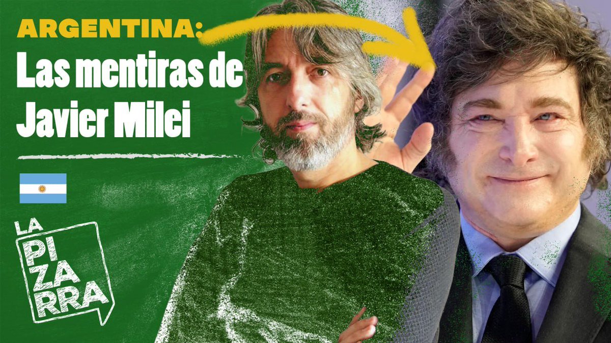 LA PIZARRA

🇦🇷 Argentina: la "libertad" en la era Milei 

📺 youtu.be/HmUiKdStEwE