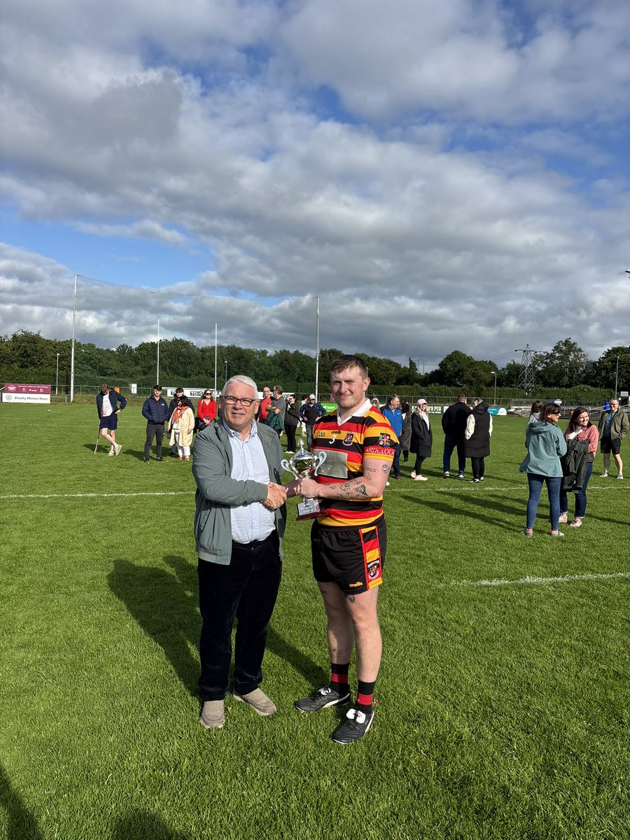 KildareGAA's tweet photo. Congratulations to Ardclough who yesterday were crowned the 2025 Cleaning Legends Senior Hurling League Division 3 Champions!

Receiving the cup on behalf of his team is Ardclough captain Darragh Walsh. https://t.co/kKmlLaKA9J
