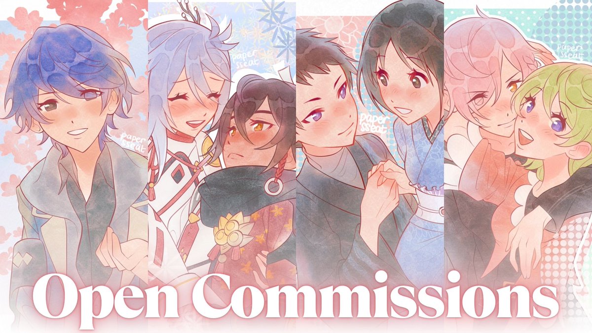 (RTs appreciated! 💖)

My flat color commissions are open! Please visit my VGen for more info 👇 #VGenOpen