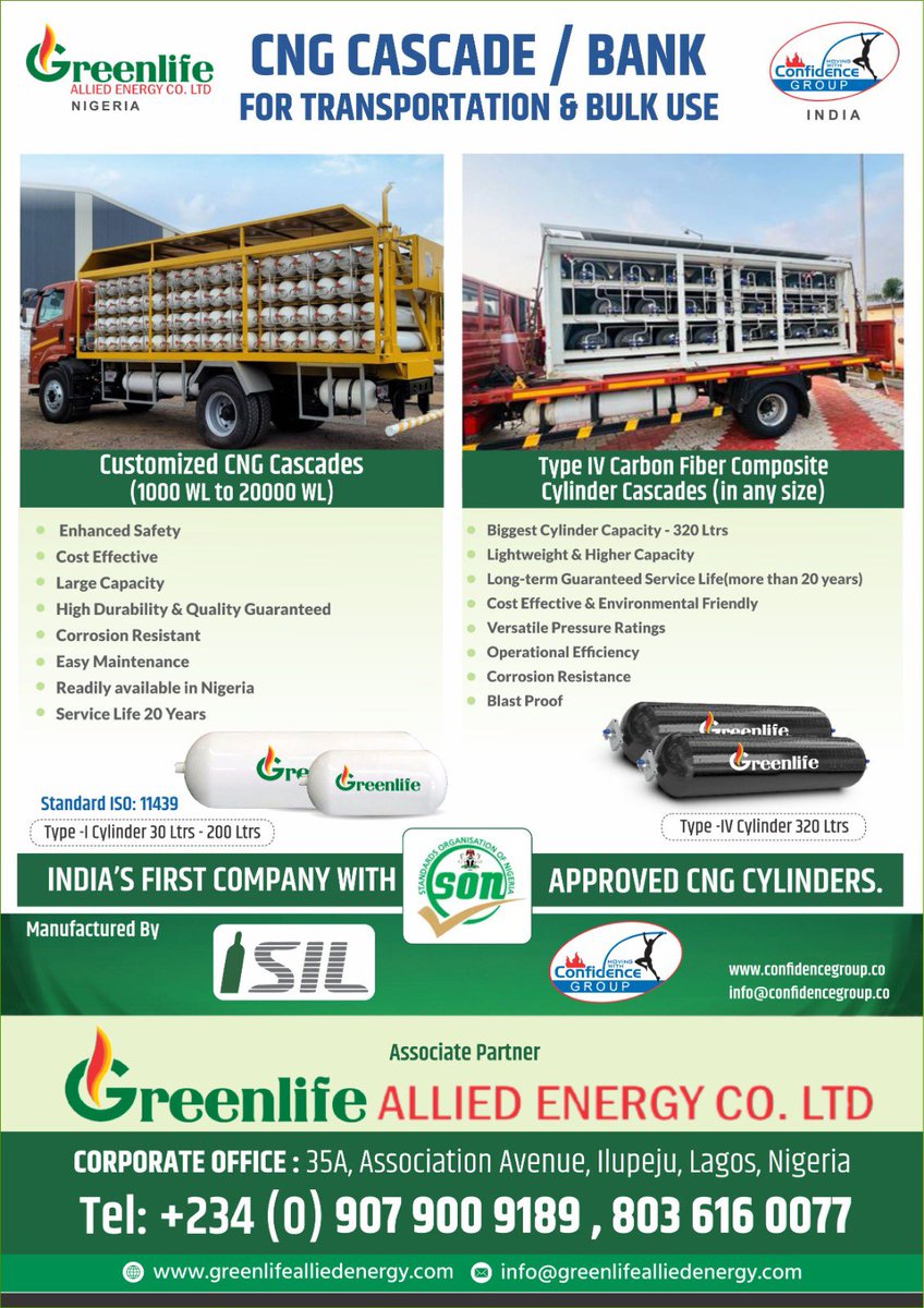 EzeudoAnthony's tweet image. Selling top-quality CNG cylinders &amp;amp; conversion kits. Safe, Efficient and Built to last. 
My job is at risk if sales don’t pick up, so every order truly counts🙏
If you’ve been thinking about converting, now’s the time. DM to order or ask questions!
#CNG #CarConversion