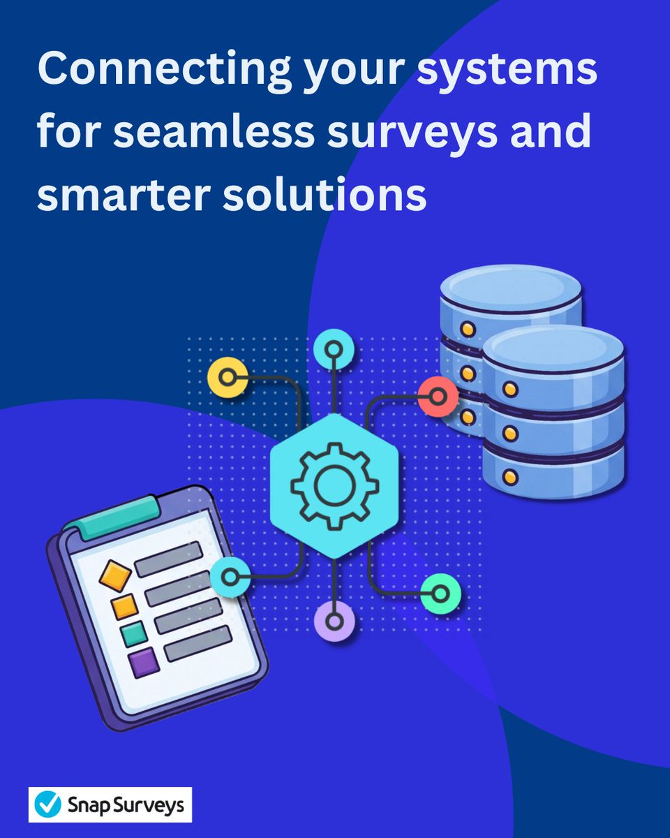 Snap XMP, connecting your systems for seamless surveys and smarter solutions.
Our integrations connect your data to power your insights.

Click here to see how you can revolutionise your insights: snapsurveys.com/survey-softwar…

#SurveyIntegrations #API #DataDriven #SnapSurveys