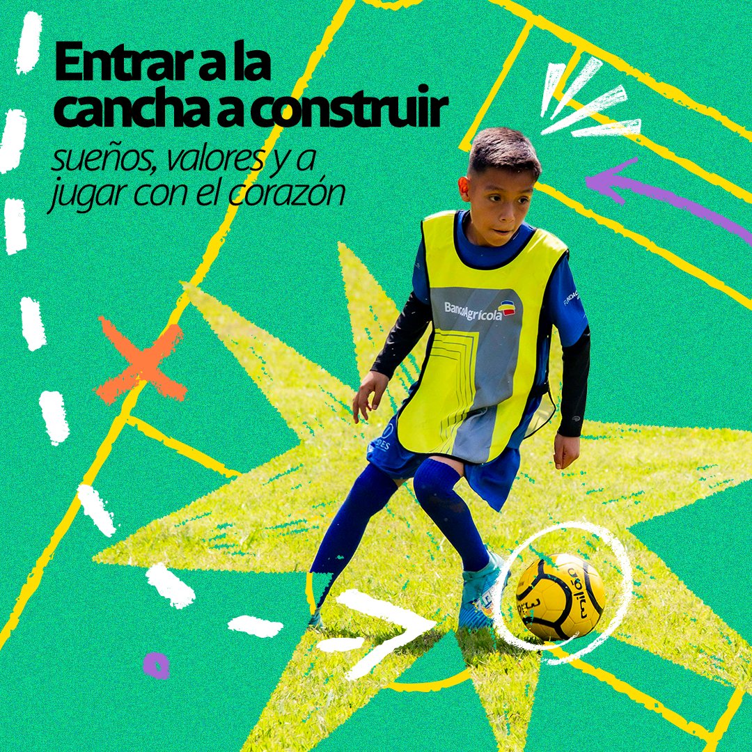michii_candray's tweet photo. La infancia necesita espacios para crecer jugando.
Y si es con una pelota, ¡mejor! ⚽️ @bancoagricolasv cuenta con este programa que une deporte, valores y comunidad.
¡Todavía tienen inscripciones abiertas! 🙌 Pueden ver más información en: https://t.co/6JXCXfCVhW https://t.co/LwDHtjWLQw