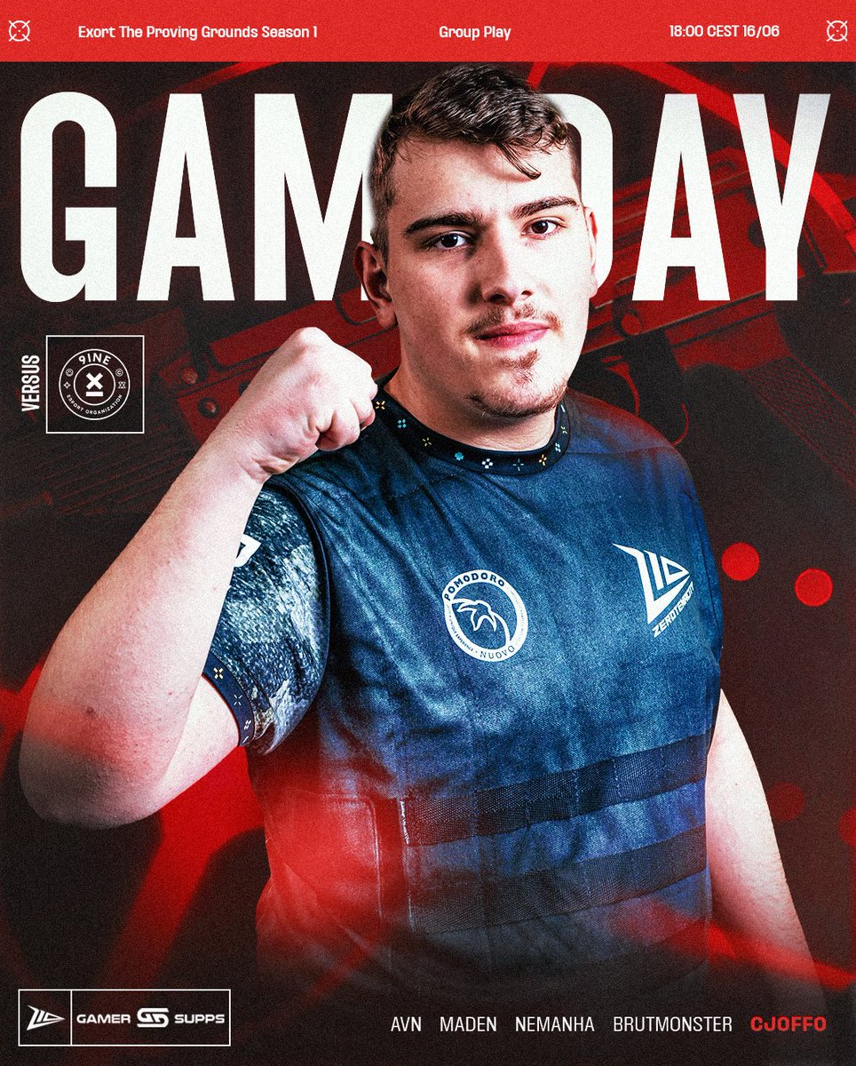 We are back at <a href="/esports_exort/">Exort</a> The Proving Grounds with a lot to prove today! 💪🏼 

We are playing <a href="/9INEGG/">9INE Pusulabet</a> to advance to play-offs! 

🕐 18:00 CEST
🆚 <a href="/9INEGG/">9INE Pusulabet</a> 
📺 ttv / tpg_cs 

#Z10WIN #WeMakeHeroes #CS2