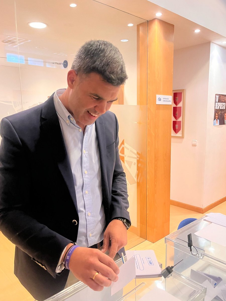 Javier García Jiménez (@javiergar_) on Twitter photo Hoy, en el #XXICongresoPP he votado con convicción: España merece gestión, no corrupción. Mi apoyo es para <a href="/NunezFeijoo/">Alberto Núñez Feijóo</a> 🇪🇸💙 Hoy, en el #XXICongresoPP he votado con convicción: España merece gestión, no corrupción. Mi apoyo es para <a href="/NunezFeijoo/">Alberto Núñez Feijóo</a> 🇪🇸💙