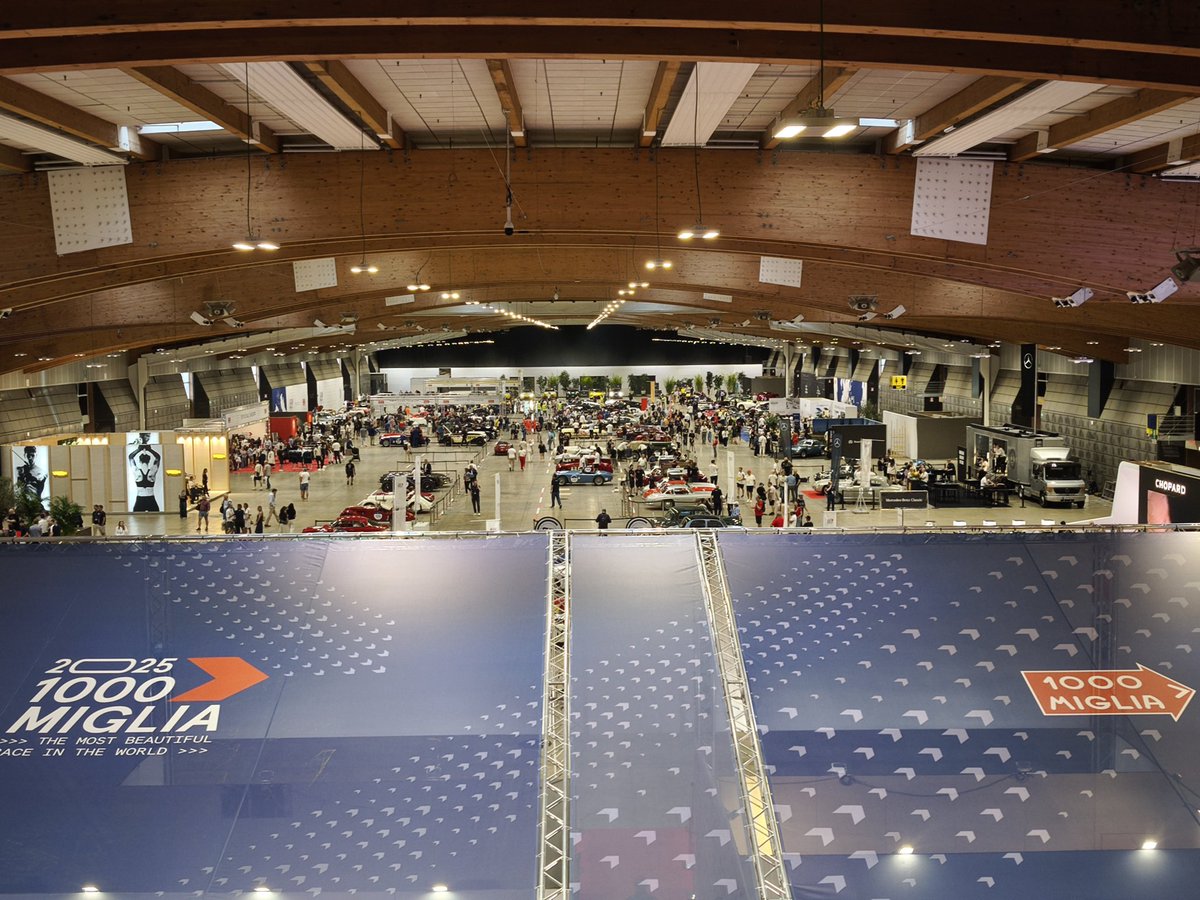1000 Miglia 2025 verifiche Brixia Forum Brescia