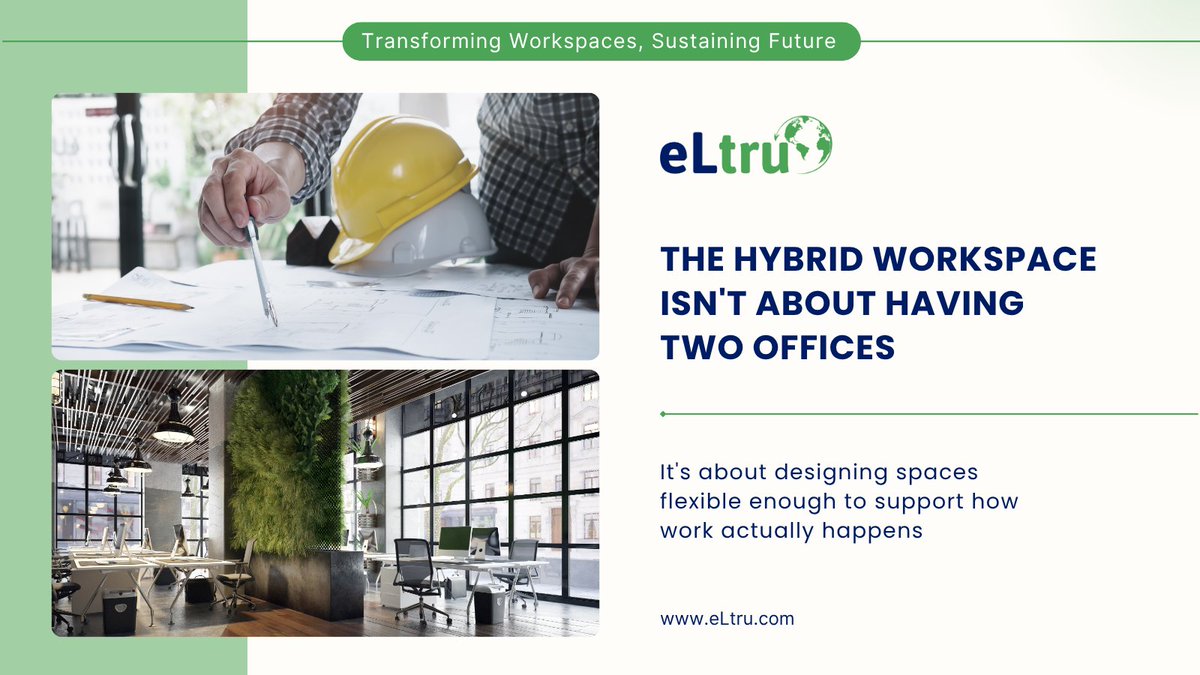 eltrugroup's tweet photo. Modern office design = flexibility. It adapts to evolving workstyles and needs—it's the core of future-ready workspaces.

#HybridWorkspace #FlexibleOffice #FutureOfWork #ModernOffice #AdaptableSpaces #WorkspaceEvolution #FlexibleDesign 

https://t.co/tJsKLBQC5P https://t.co/tIkCkV2Mf7