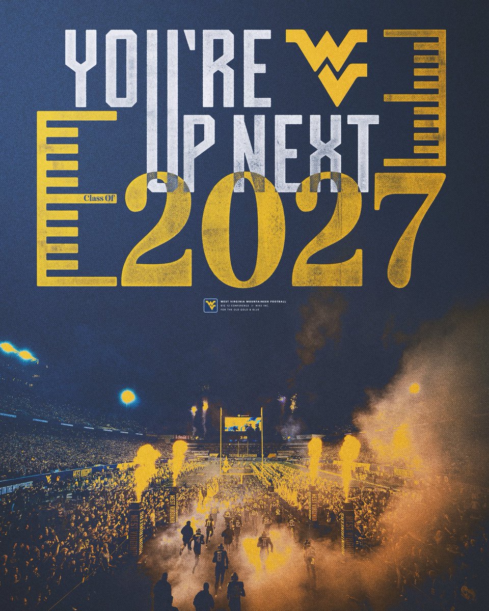 Thank you <a href="/WVUfootball/">West Virginia Football</a>